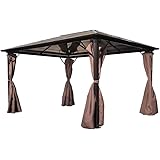 Aluminium pavillon mit doppelstegplatten Aluminium pavillon mit doppelstegplatten