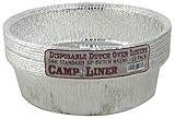 Campliner Dutch Oven Liners, 12 Pack of 12" 6 Quart Disposable Liners - No More Cleaning or Seasoning. Fits Lodge, Camp Chef, And Other 12-Inch Cast Iron Dutch Ovens