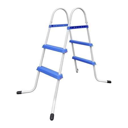 vidaXL Pooltreppe 86,5cm Schwimmbadtreppe Pool Leiter Poolzubehör Schwimmbad