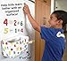 Premium Magnetic Numbers + Hanging Storage Basket - 52 Brightly Colored Wooden Magnets – Educational Fun & Preschool Learning – 4 Sets of 0-9 & 12 Math Symbols. Great Gift for Math Skills!