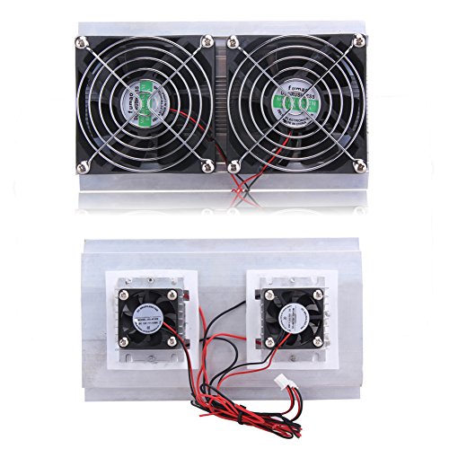 UEB Thermoelectric Peltier Refrigeration Cooling System Kit Cooler 2 x Fan DIY