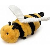 Pet Lou 16 Inch Bee Squeaky Dog Toy, Durable Plush Dog Toy with Crinkle Wings, Interactive Dog Toy for All Dogs, Farm Friends