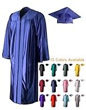 Shiny Adult GraduationSource Graduation Cap and Gown (13 Colors)