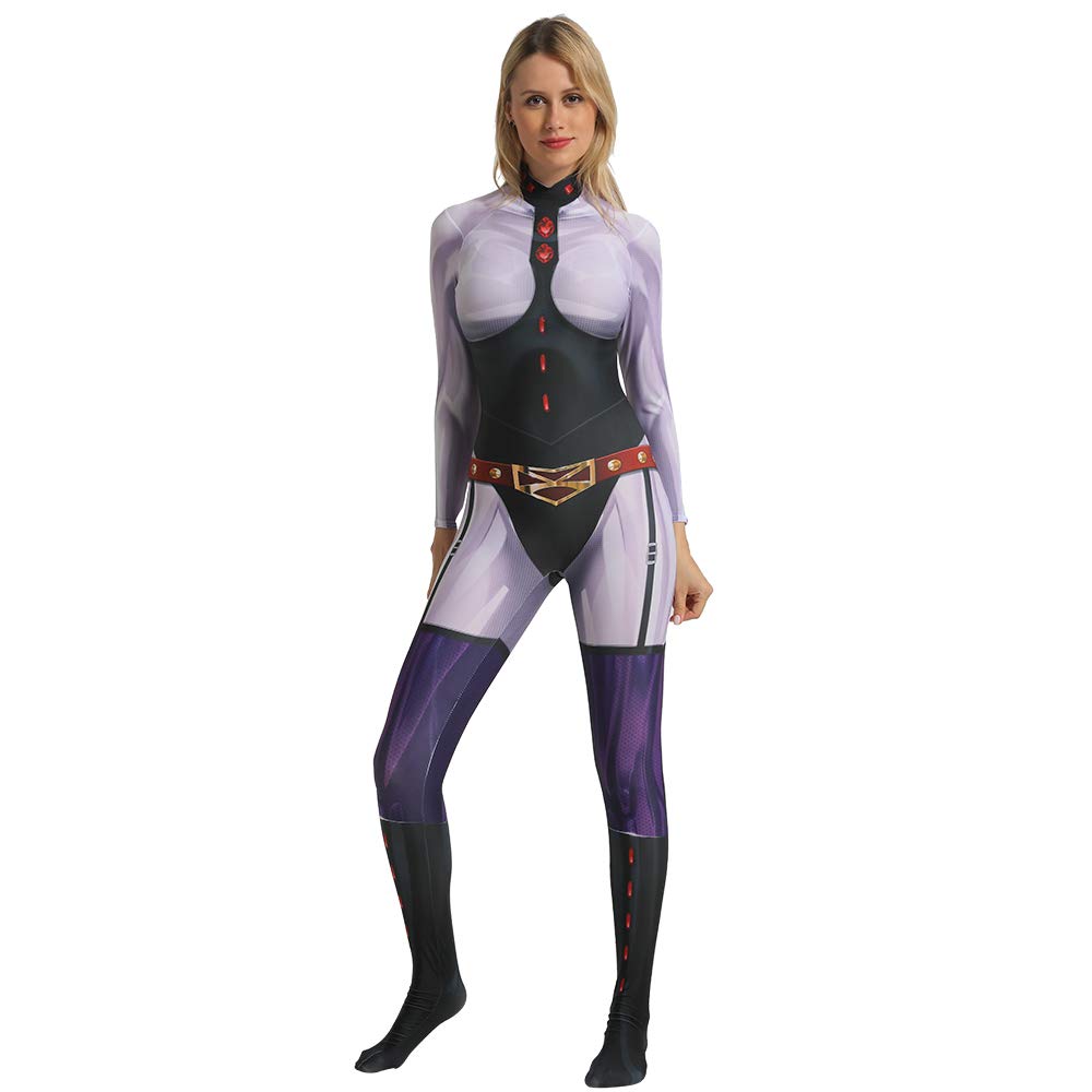 Morph Yourself: Ladies Superhero & Villain Zentai Fancy Dress Costumes (Hero 9, S)