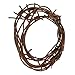 Nicky Bigs Novelties 8 Foot Fake Rusted Barbed Wire Decoration, Brown