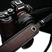 Gariz Genuine Leather XS-CHLSNBR2 Camera Neck Strap for Mirrorless Cameras - Sony, Leica, Fuji, Olympus, Panasonic, Ricoh, Samsung, Sigma, Nikon, Canon - Brown