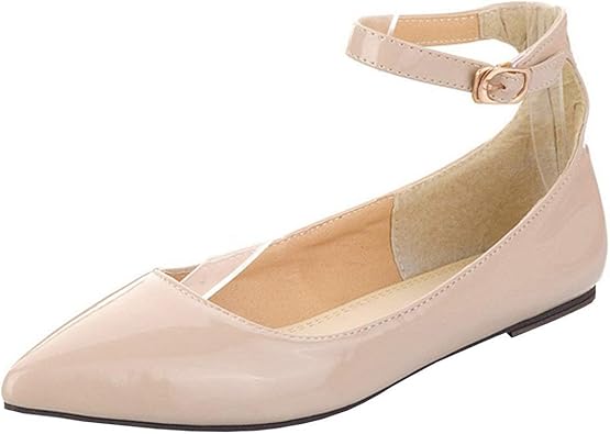 leather ballet pumps