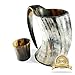 Buddha4all Viking Drinking Horn Ale Tankard With Free Horn Shot Glass (20 oz)
