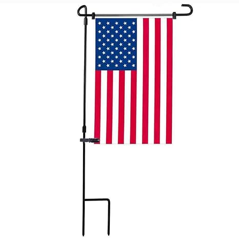 Ywoow Home Flag Post Garden Iron Flag Pole Outdoor Yard Flags