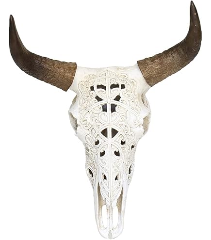 Amazon.com: Zeckos Decorative Filigree Design Hanging Deer Skull