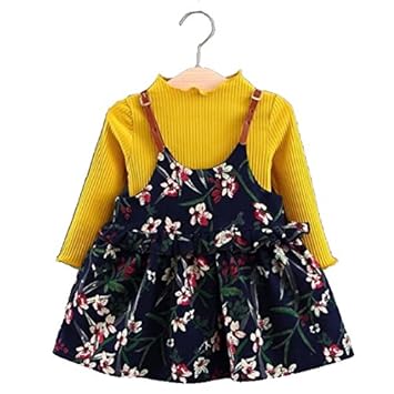 Amazon Yuzuyu Shop 子供服 女の子 ワンピース トップス セット 花柄