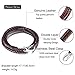 Zhenhui Braided Leather Bracelet Set - Black Brown Leather Wrap Bangle for Men Women Kids with 2 Vintage 4-Strand Rope Wrist Bracelets with Stainless Steel Lobster Clasp Durable(2 Pcs)?