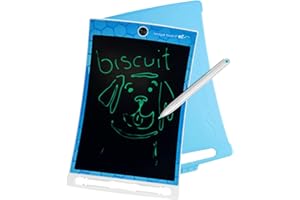 Boogie Board Jot Kids Reusable Writing Tablet with 8.5 in Kids Drawing Board, Stylus, Built-in Kickstand, Hard Protective Cov
