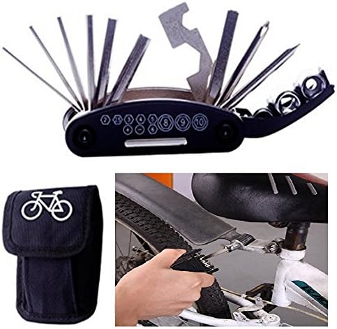 LEHONG Bike Multifunction Tools- 16 in 1 Bike Repair Tool Kits Mechanic Tool Kit