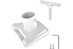 MKZEA Starlink Gen 3 Pipe Adapter, Starlink Gen 3 Mount, Starlink Pole Mount, Upgrade Durable Starlink Roof Mounting Pole Pipe Connectors Compatible Starlink Gen3 V3 Standard Dish Mounting Kit Accessories