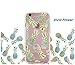iPhone 6, 6S Clear Case, Slim Floral TPU PC Clear Back Cover Case for Apple iPhone 6/iPhone 6S 4.7 inch (Clear Flower 04)