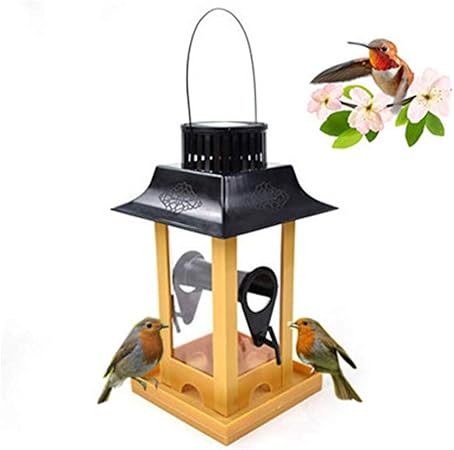 Amazon Com Lumumi Squirrel Proof Bird Feeder Solar Light Bird
