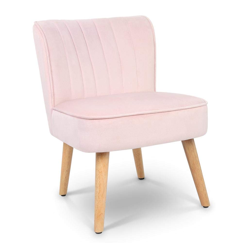 Comedor Sillas Silla de Comedor de Terciopelo Rosa con Respaldo para