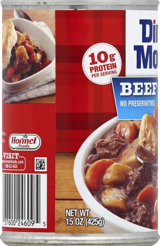 DINTY MOORE BEEF STEW, FRESH POTATOES & CARROTS, 15 OZ