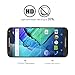Draws 2.5 D Round Edge Ultrathin HD 9H Hardness Scratch Proof Bubble Free Moto X Pure Tempered Glass Screen Protector (Pack of 2)