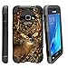 MINITURTLE Compatible with Compatible with Galaxy J1 (2016) Case| Amp 2 Case| Express 3 Case| Samsung Galaxy Luna Shock Resistant Silicone Case Deer Hunting White