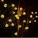BlueFire 50 Led Bulbs 31ft Long Lantern Fairy Lights Christmas String Lights Outdoor Decorative Lights for Garden/Home/Party/Bedroom/Xmas/Indoor Decorations (Warm White)