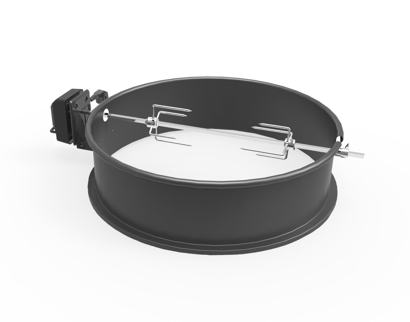 Charcoal Grill Kettle Rotisserie Ring 22 1/2" / 57 CM fits among others on all er 57 CM