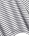 CNFIO Women's Long Sleeve Striped Tunic Shirt Loose Fit Oversized Blouses Tops White L