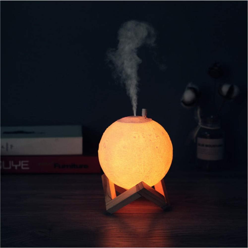 Gutonghao 900Ml Air Humidifier 3D Moonlight Diffuser Aromatic Essential Oil USB Ultrasound Humidifier Night Cooling Fog Purifier