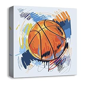 Canvas Wall Art Cartoon Picture Canvas Prints Home Artwork Decoration for Kids Bedroom Bathroom - 12x12 inches