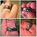THREE KEYS JEWELRY 6mm 8mm Tungsten Titanium Wedding Ring Blue Laser Celtic Knot Engagement Band for Men Women