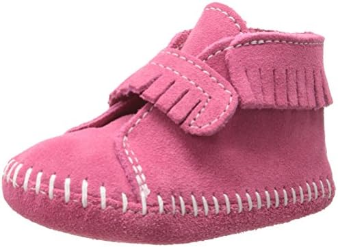 Minnetonka Front Strap Bootie (Infant/Toddler)