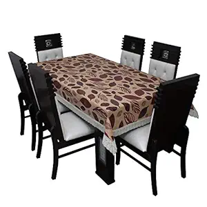 DREAM CARE Designer Waterproof Dining Table Cover 6 Seater 60x90 inches, Multicolor