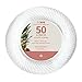 50 Premium Clear Plastic Plates for Dinner Party or Wedding - 6 Inch Fancy Disposable Plastics Plates
