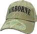 US Army OD Green Airborne Jump Wings Ball Cap