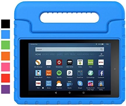 Sztook Case for All-New Amazon Fire HD 8 (2016 6th Generation) - Kids Shock Proof Convertible Handle Light Weight Protective Stand Cover Case for Fire HD 8 Tablet (6th Gen, 2016 release Only),Blue