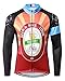 MR Strgao Men's Cycling Winter Thermal Jacket Windproof Long Sleeves Bike Jersey Bicycle Coat Size L