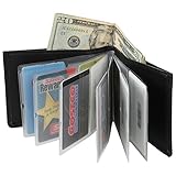 Home-X Leather Look RFID Bifold Wallet for Men or Women