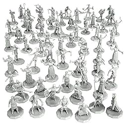Townsfolk Mini Fantasy Figures Set- 64 Non Player