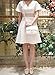 Covelin Women's Leather Fashion Handbag Quilting Envelope Cross Body Shoulder Bag White