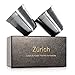 Espresso Cups 80mL - 2 x Double Wall Stainless Steel Espresso Cup by Zurich. Vacuum insulated. 80ml ( 2.7-oz ) alternative for DeLonghi, Bodum and Nespresso Cups. (Silver)