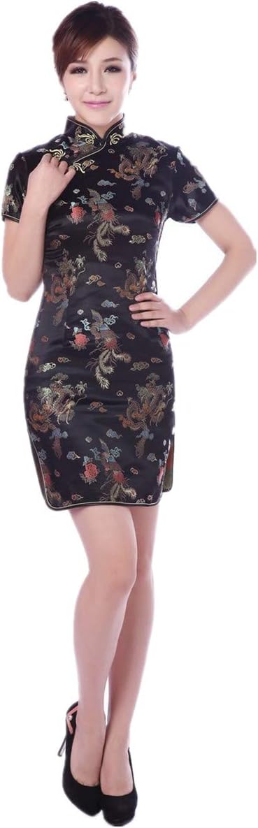 Shanghai StoryWomen's Short Cheongsam Dress Qipao 6 Color