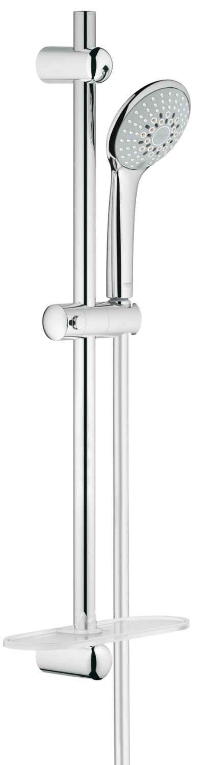GROHE 27232001 Euphoria 110 Champagne Set with Shower Rail (600 mm), 3 Spray Patterns