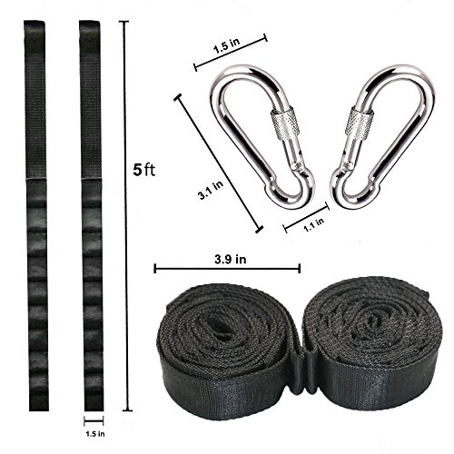 pys Tree Swing Straps KitTwo 5ft Adjustable (20loops total ) Straps