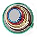 Embroidery Hoops 6 Pcs Plastic Circle Cross Stitch Hoop Ring，Embroidery Hoops,Embroidery Circle Set,Multicolor-4, 5, 6, 7, 8,10inch -For Art Craft,Sewing,Embroidery,Hang,Decoration