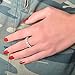 NYC Sterling 4MM Gold Cubic Zirconia Round Luxury Eternity Rings, Box Included