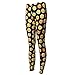 Susi&Rita Womens 3D Digital Print Active Stretch Leggings Yoga Tights With Designs (one size, Black Emoji)