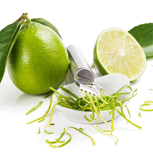 Jenaluca Channel Knife and Lemon Zester with Bottle Opener Bartending Tools