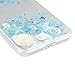 iPhone 7 Plus Case, iPhone 8 Plus Case, Beach Starfish Shower Seashell Design Transparent Clear Soft Flexible Gel Silicone TPU Bumper Slim Fit Shockproof Protective Cover for iPhone 7/8 Plus - Blue