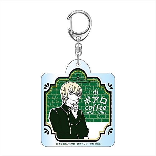 Detective Conan Cafe Poirot Namie transparent acrylic key chain